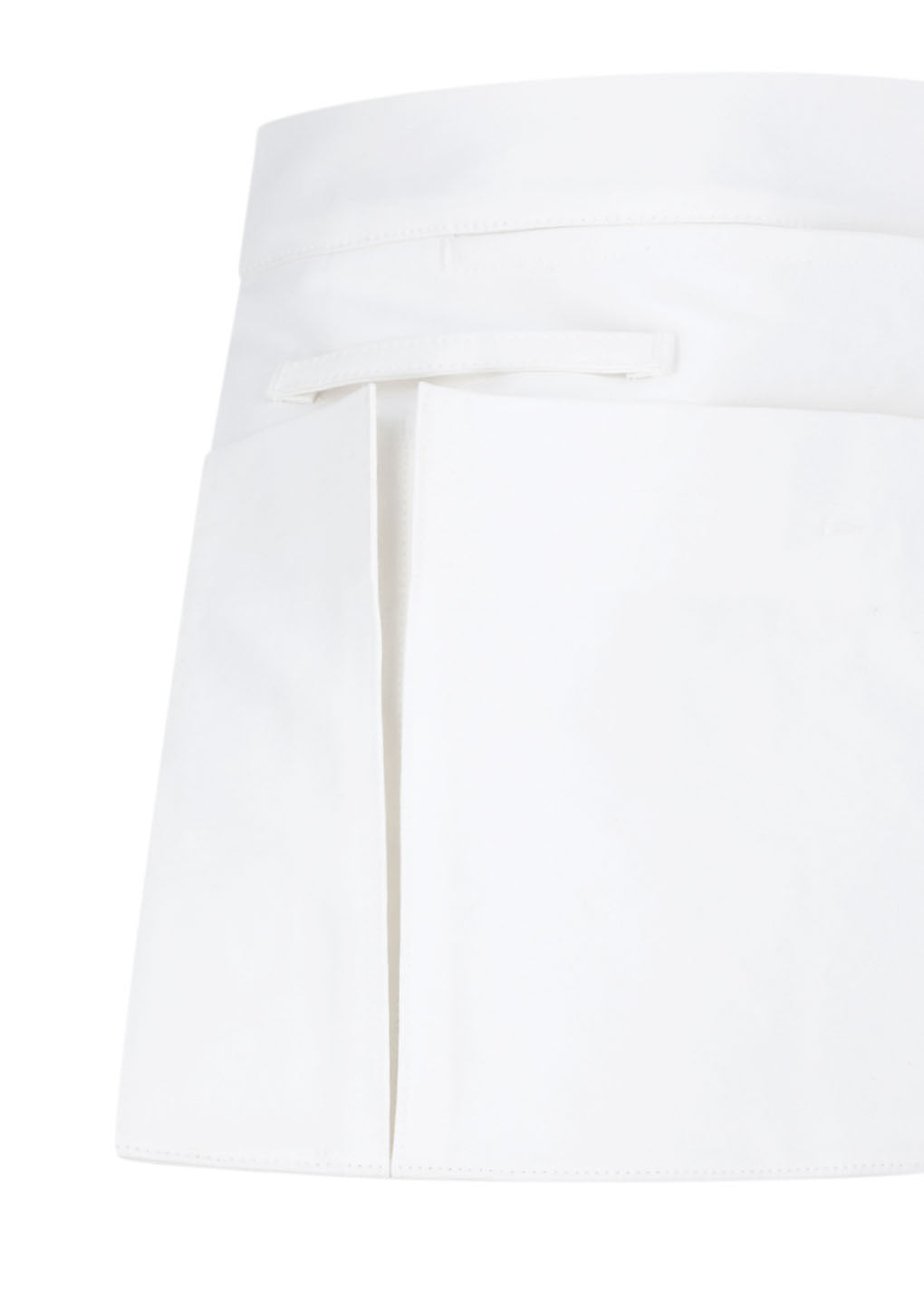 pocket apron, white