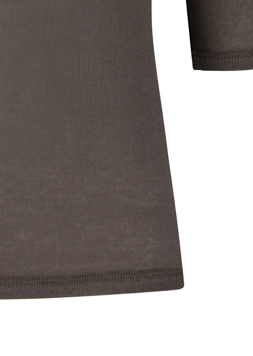 round short sleeve t-shirt, brown