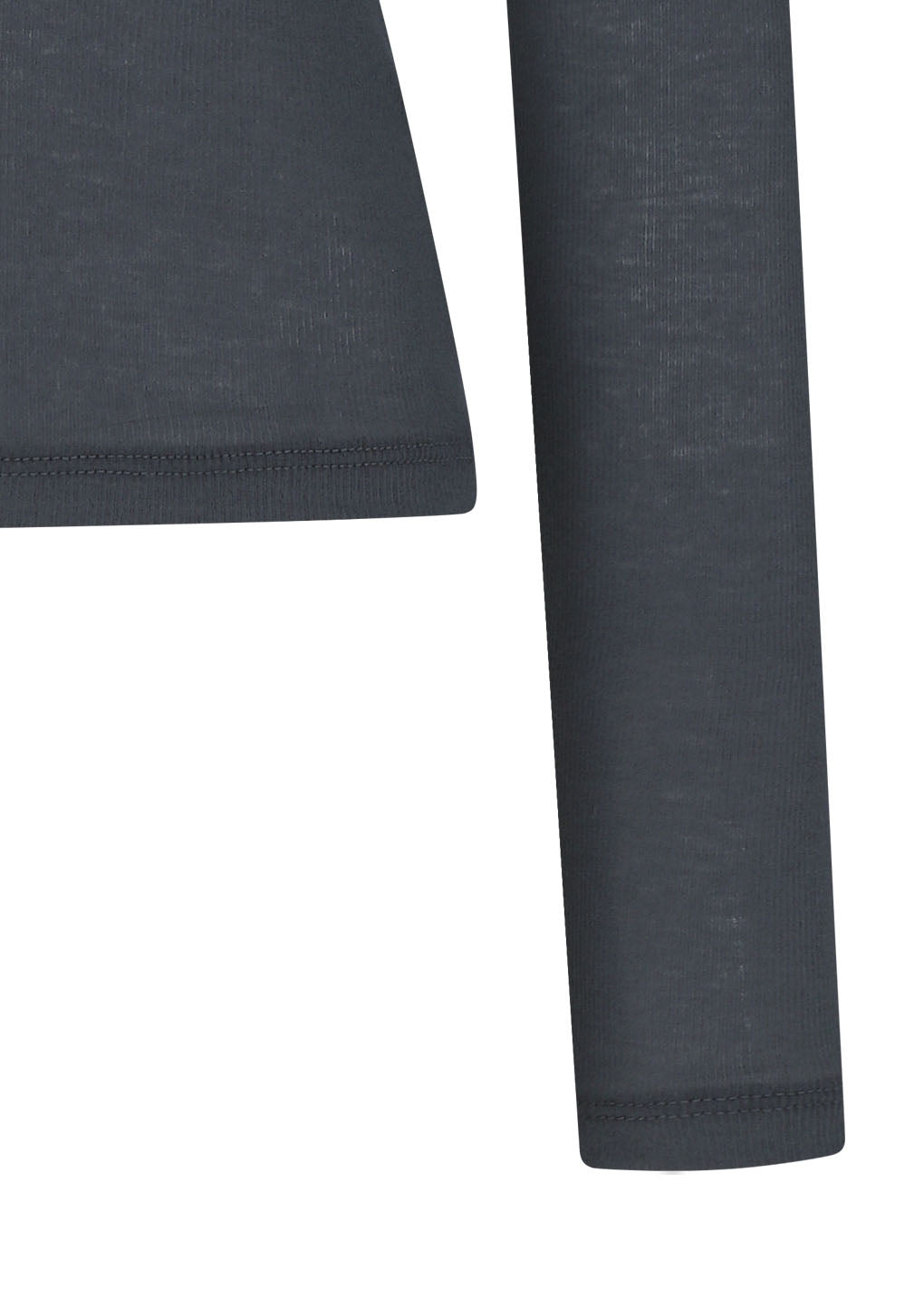 round t-shirt, charcoal