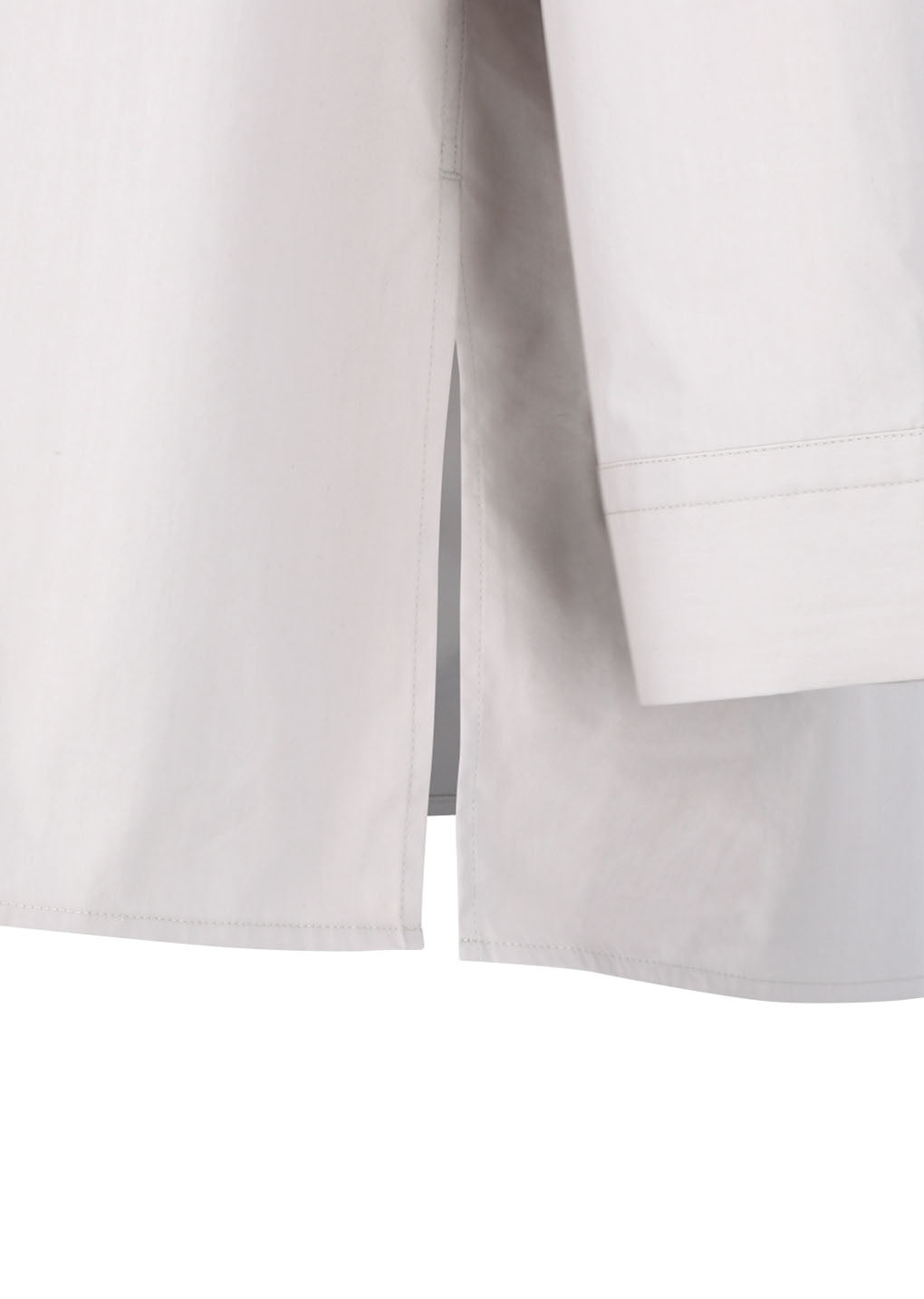 square pocket oversized shirt, beige