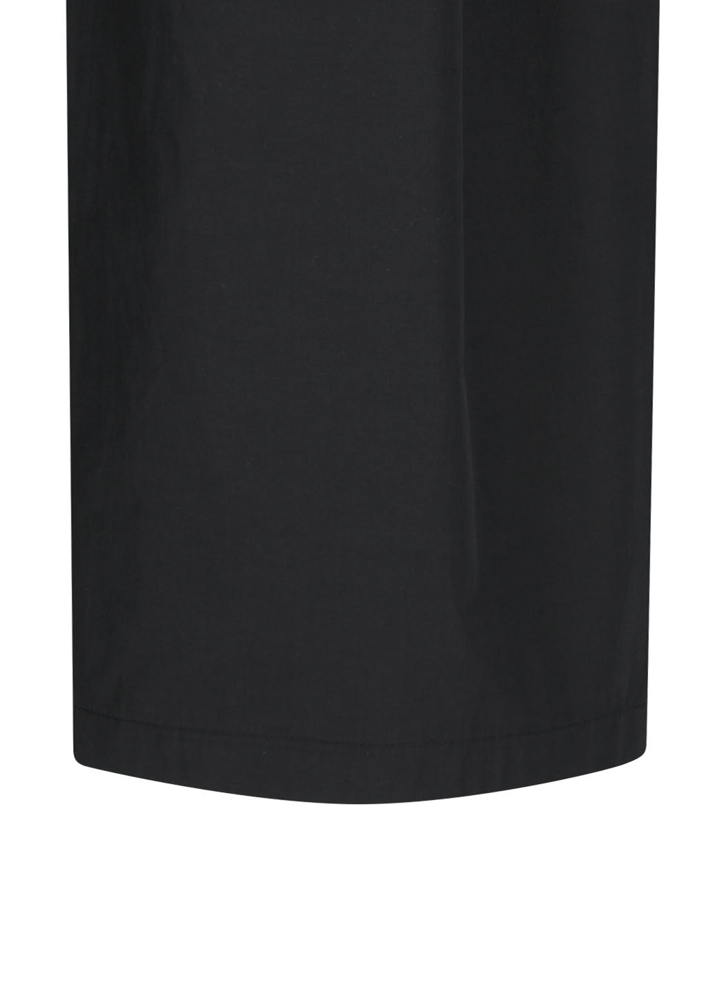 three tuck banding pants, black