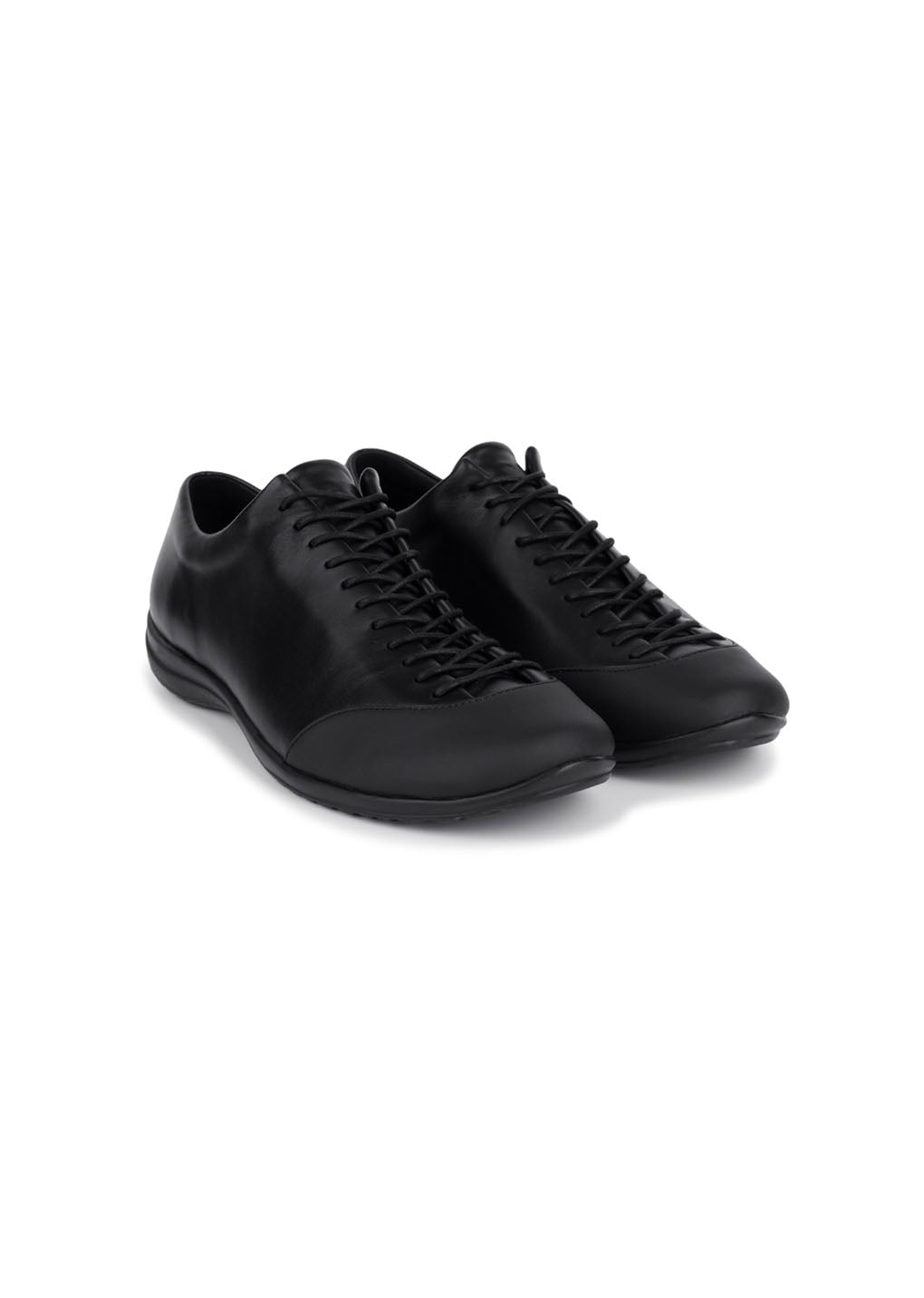 vibram lace-up sneakers, black
