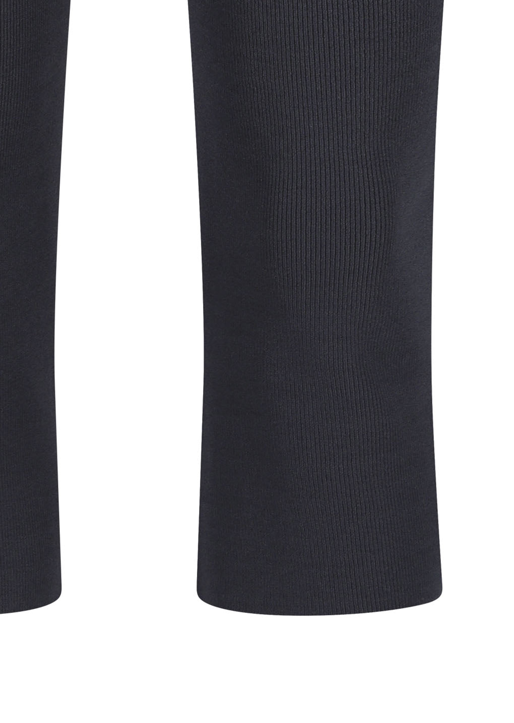 wholegarment knit capri pants, charcoal