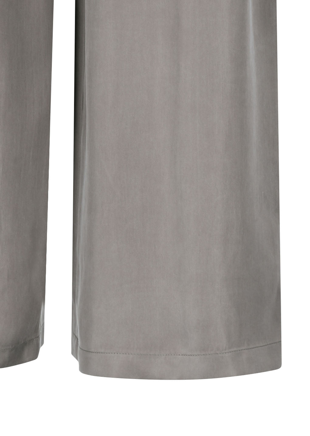 women's cupro two tuck wide pants, grey