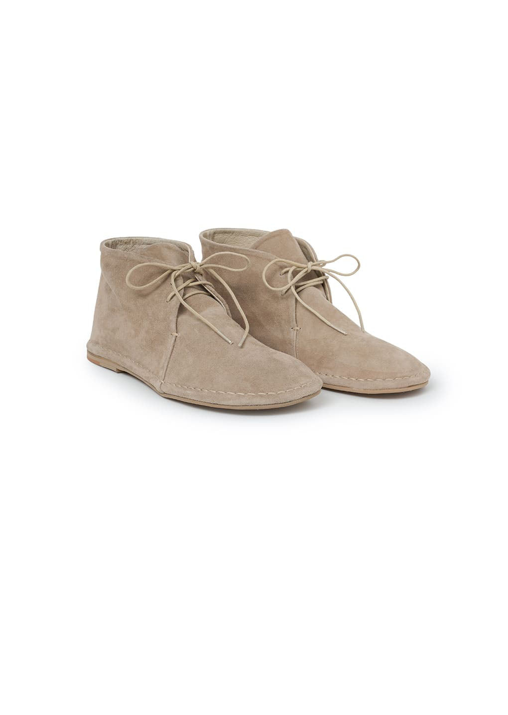 women's desert boots, beige
