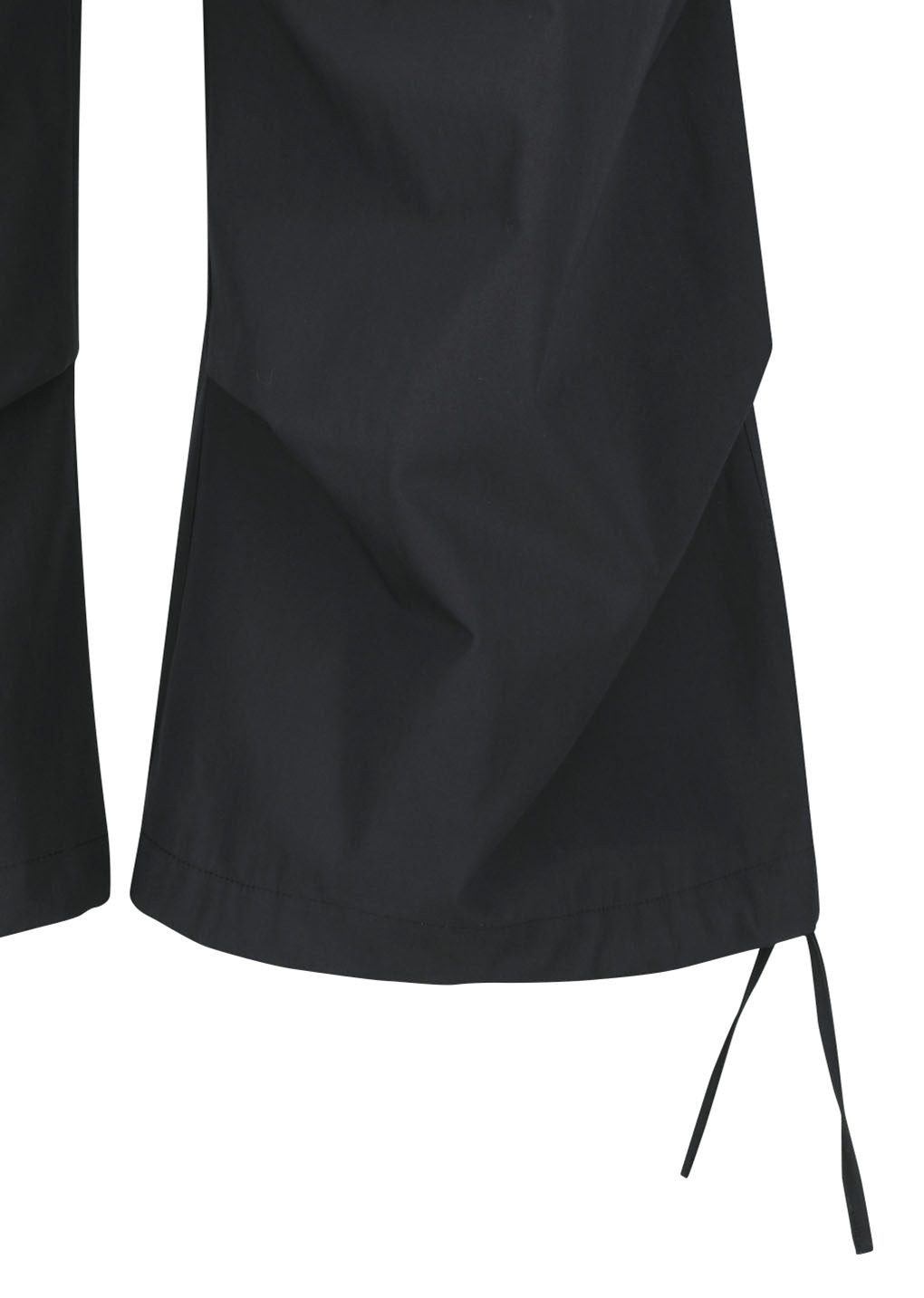 women's drawstring capri pants, charcoal