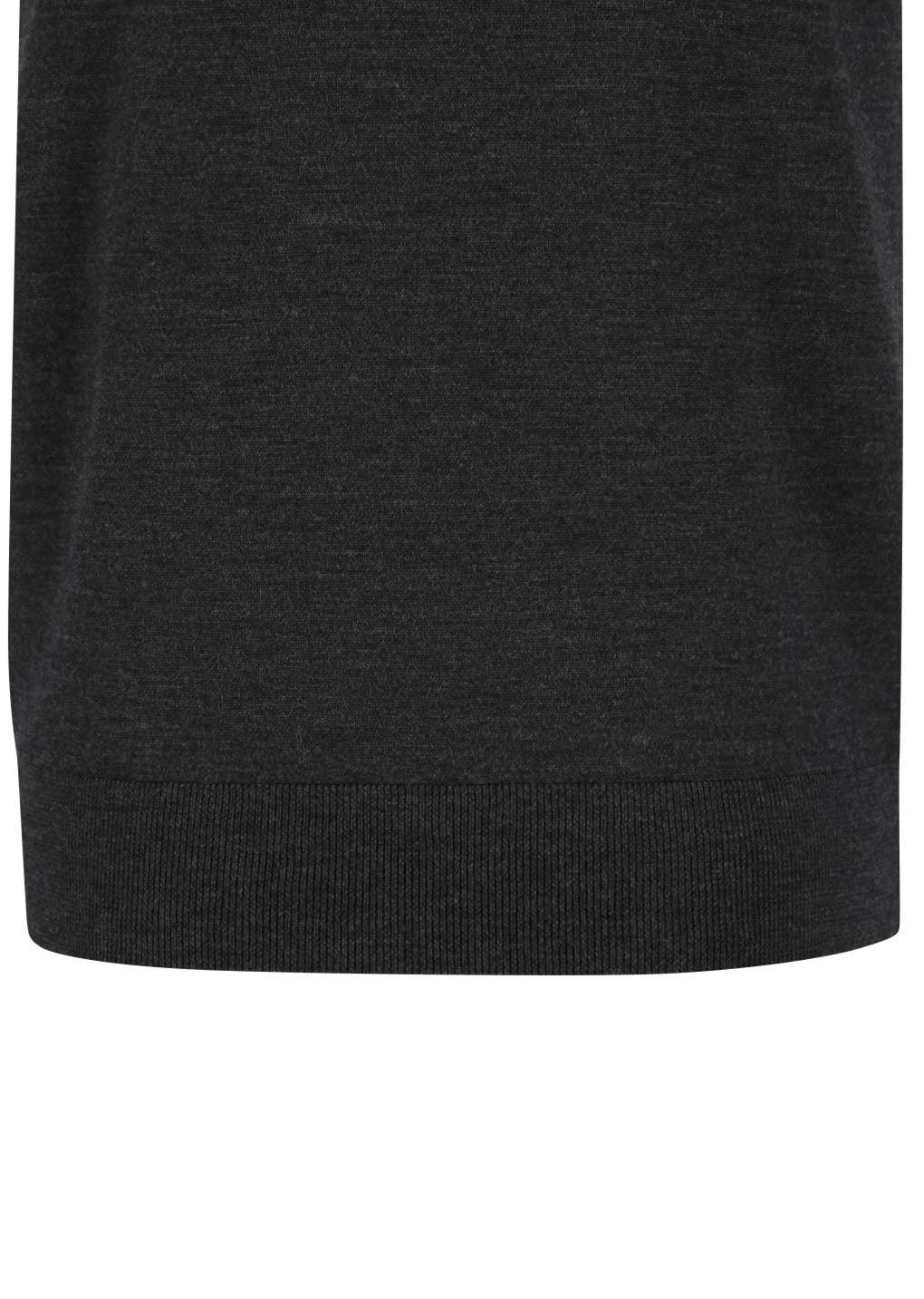 wool collar knit, charcoal