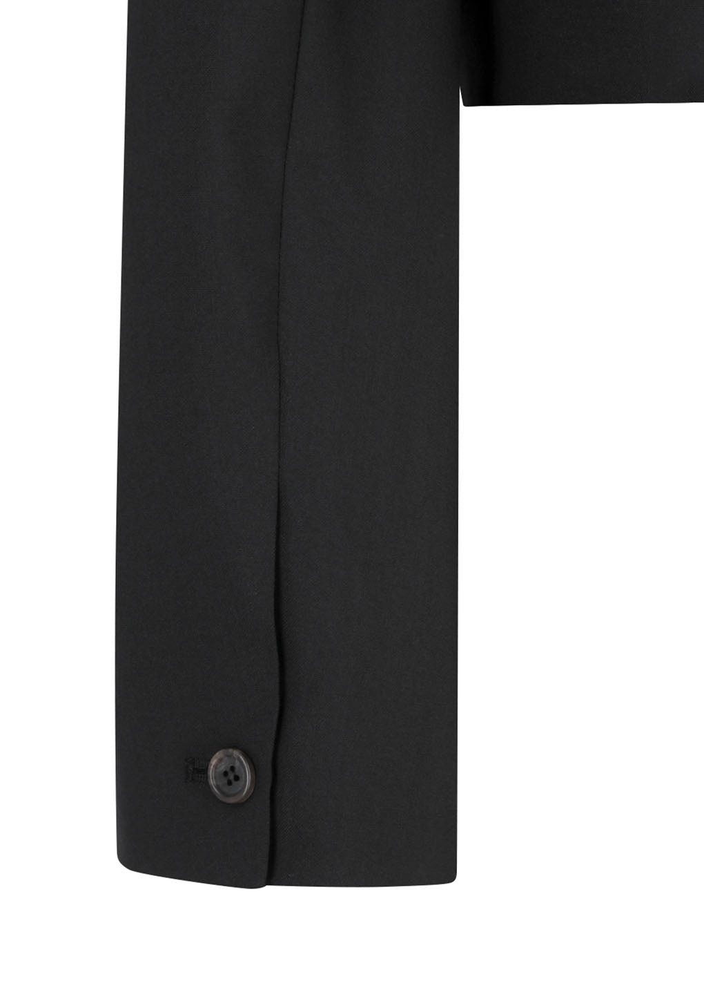 wool short jacket, black