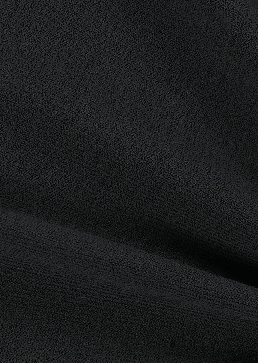half zip-up knit, black