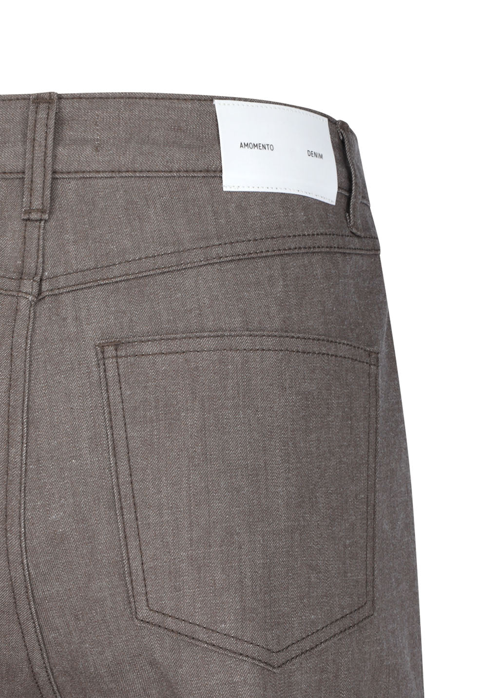 men's colored straight fit denim, brown