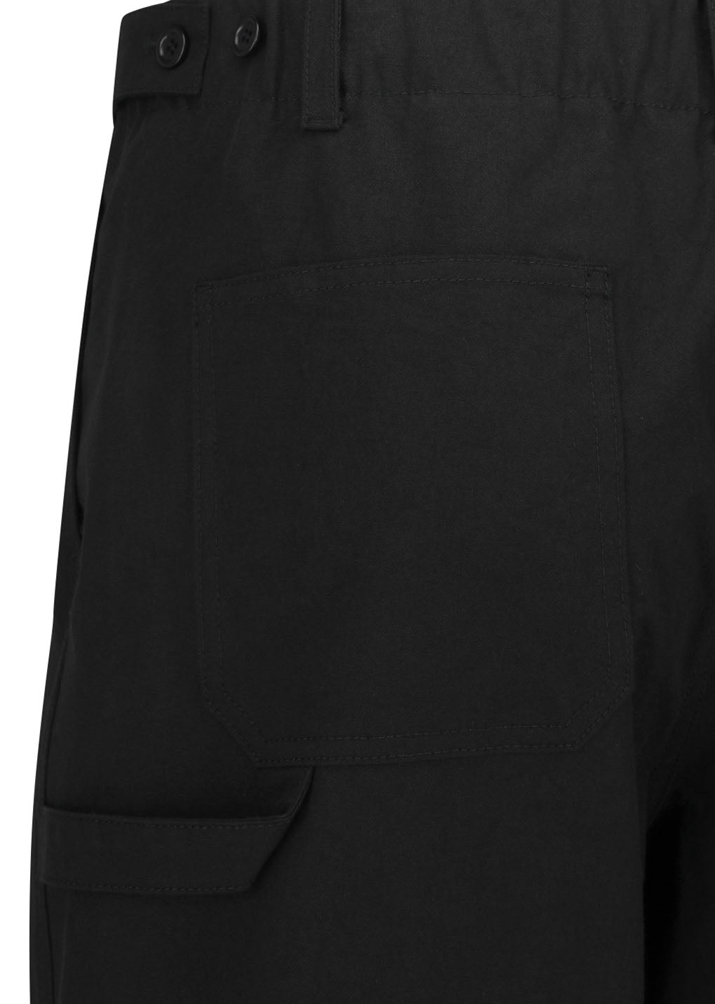 men's pocket work trousers, black