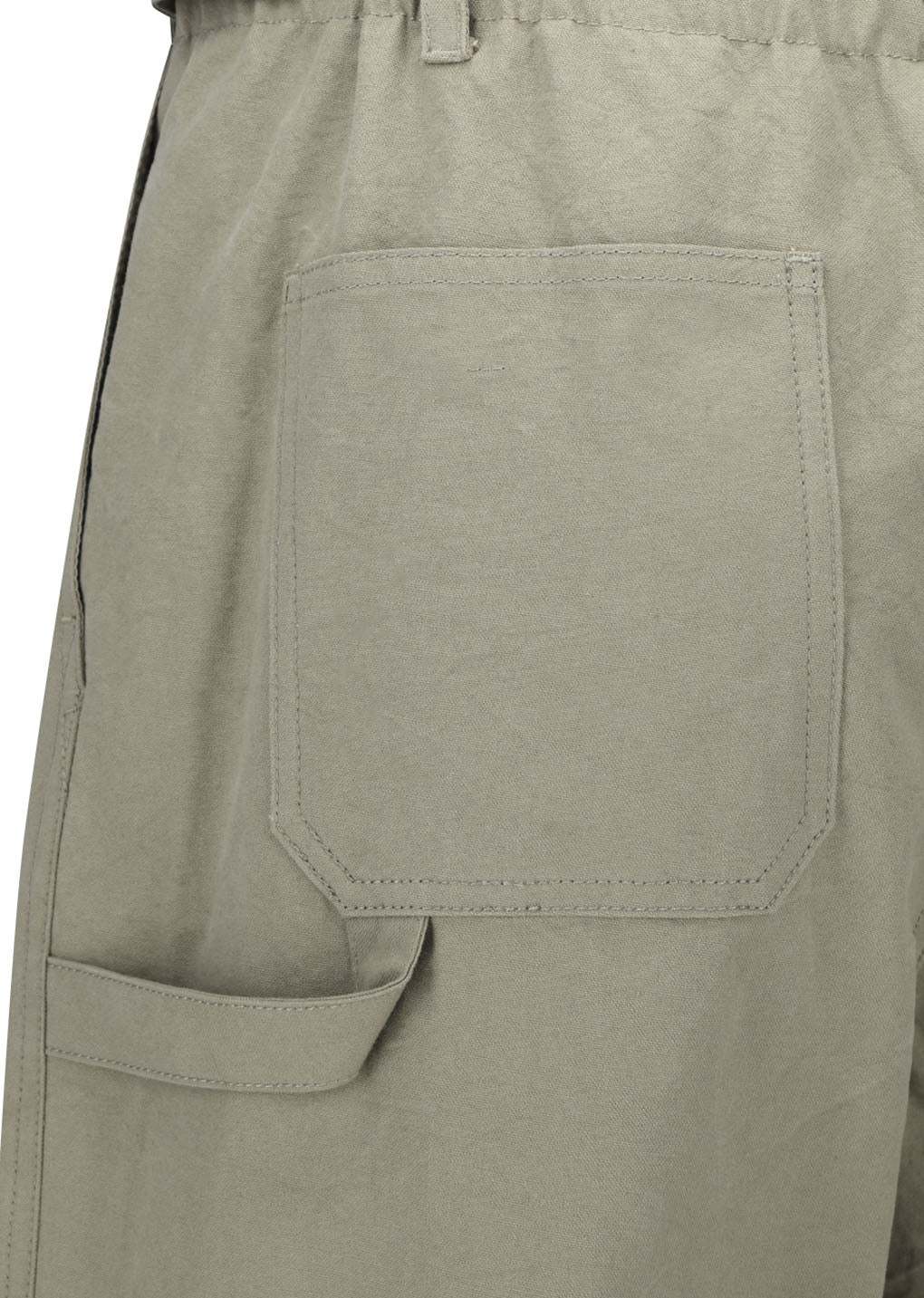 men's pocket work trousers, khaki