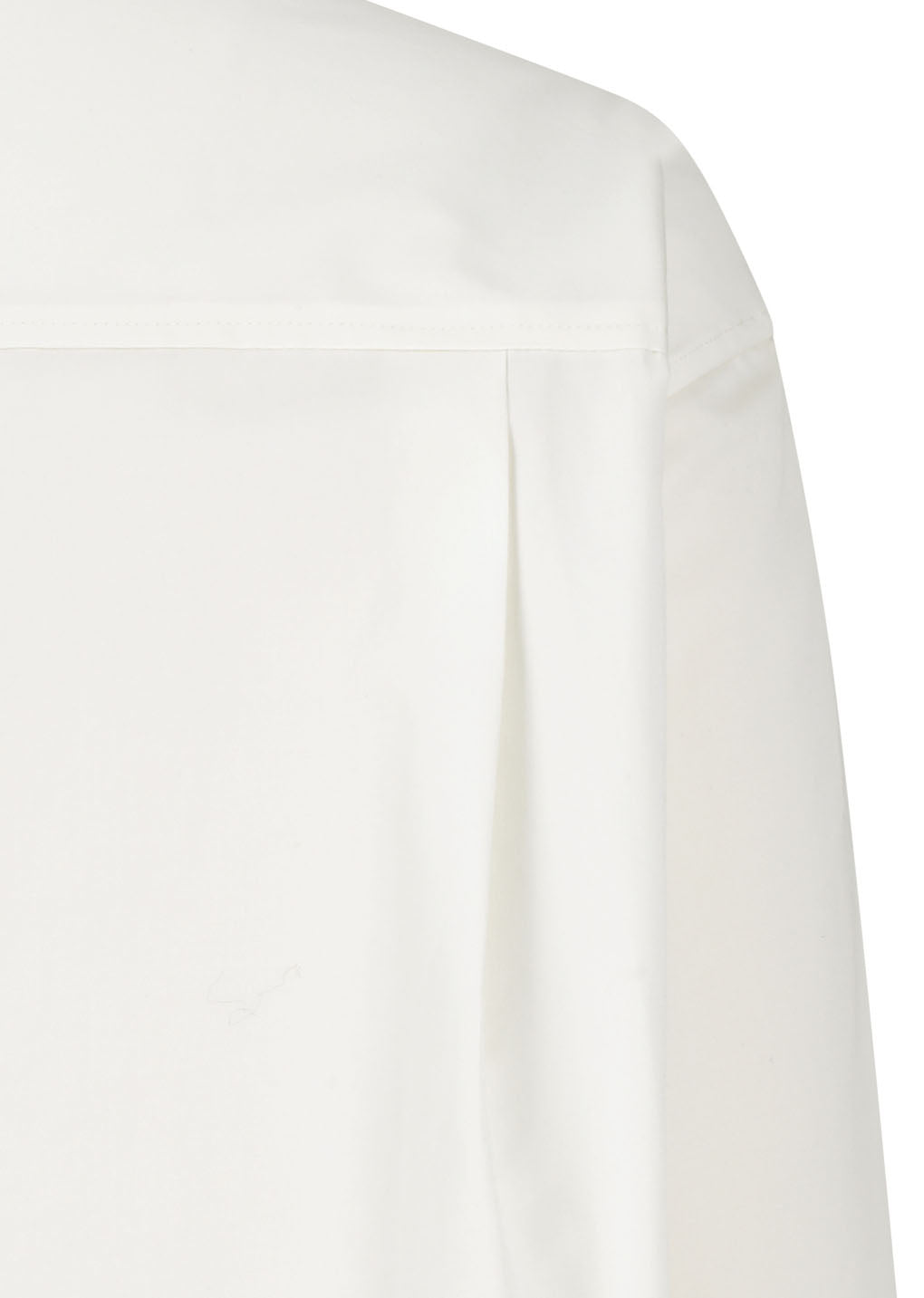 open collar shirt, ivory