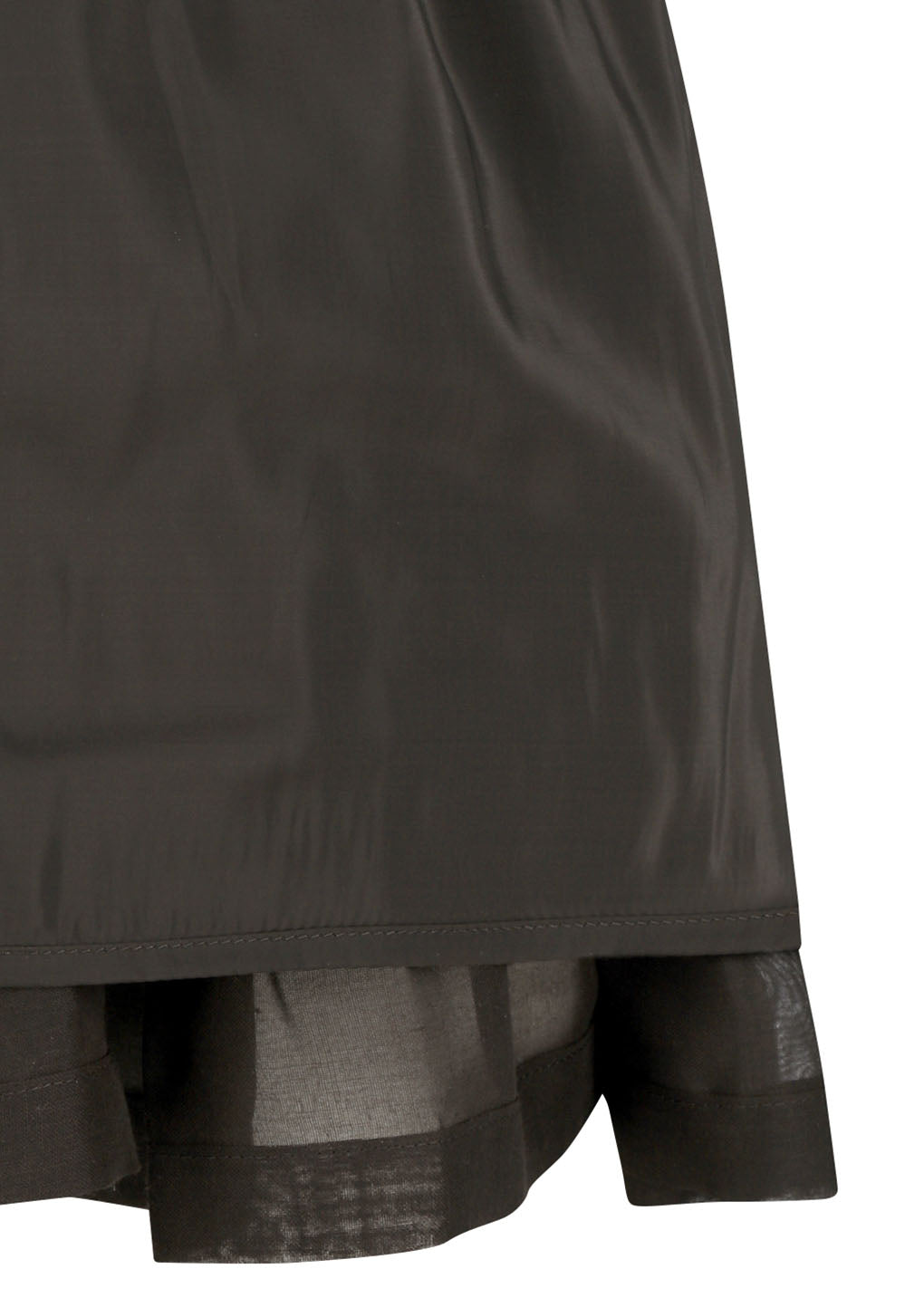 pleated mini skirt, brown