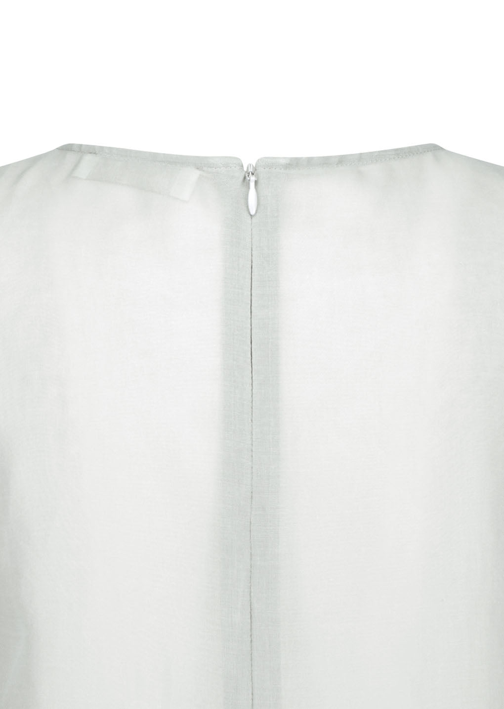 pleated sleeveless dress, grey