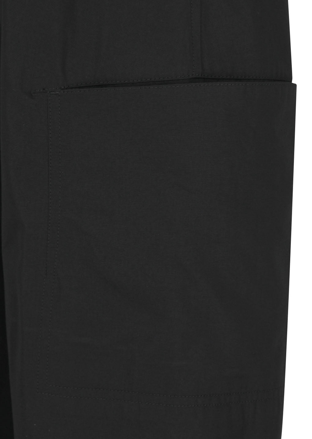 pocket banding pants, black