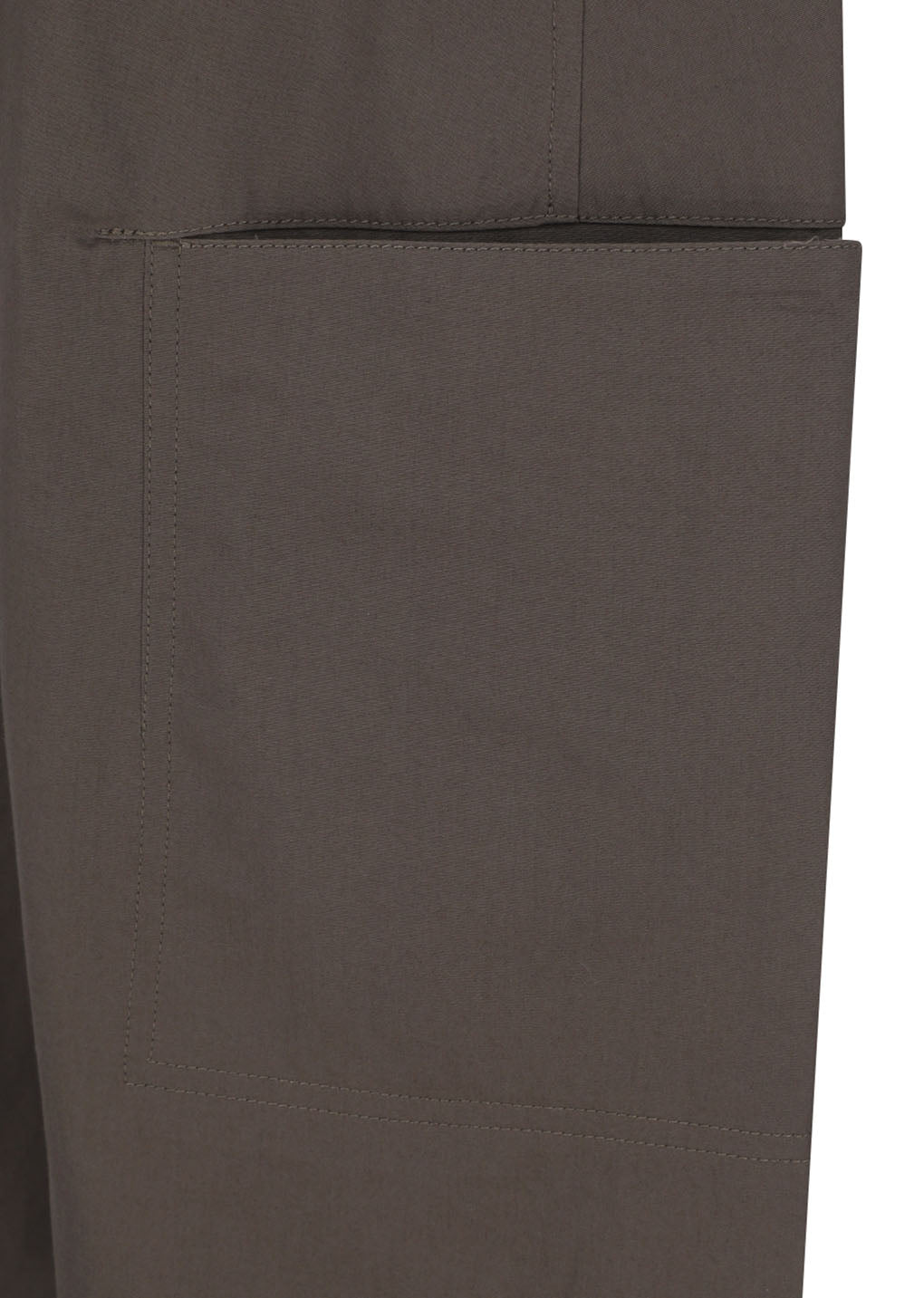 pocket banding pants, brown