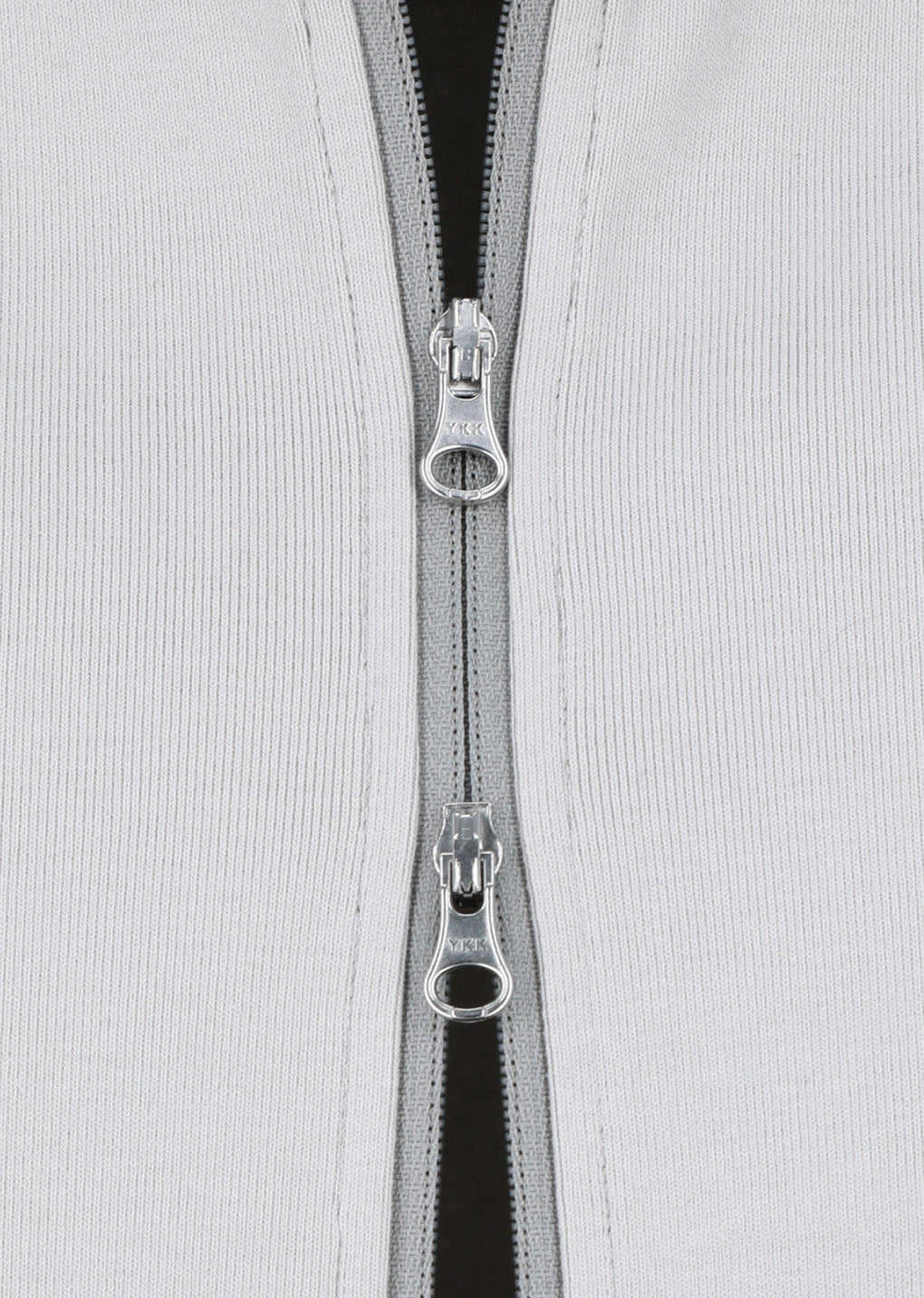 pocket zip up jumper, grey
