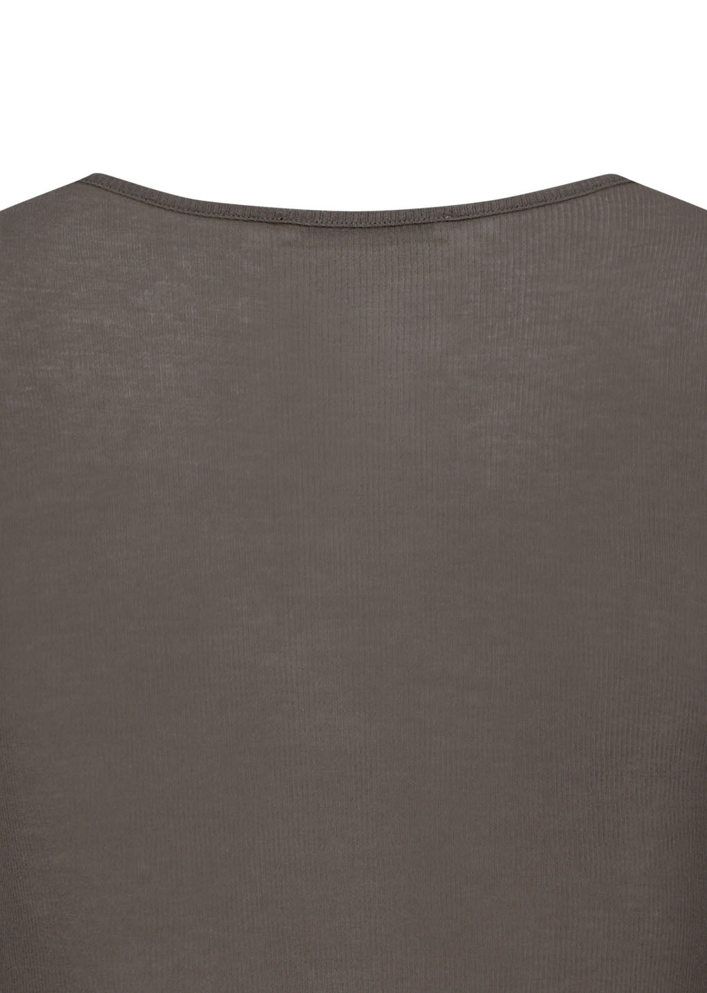 round short sleeve t-shirt, brown