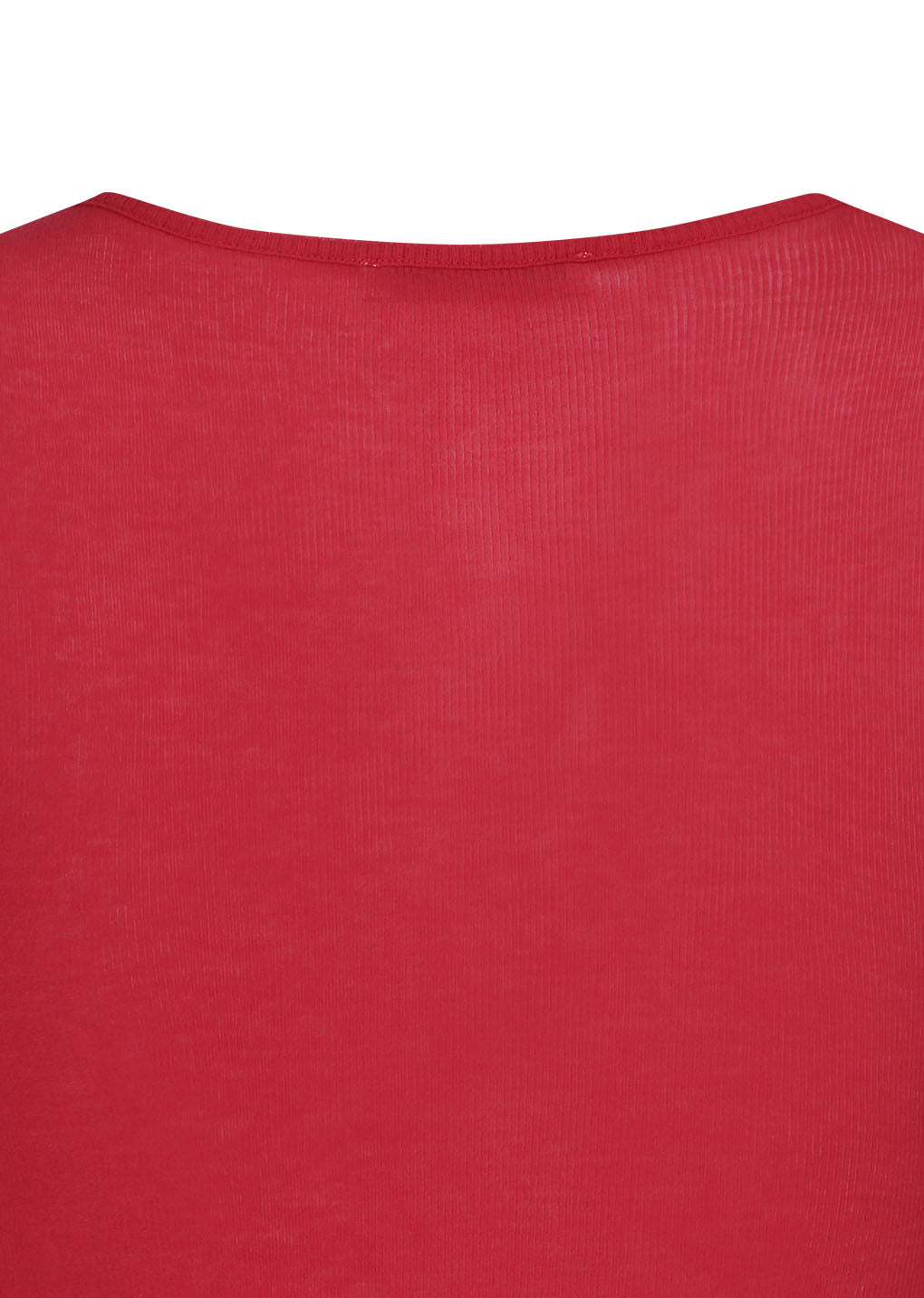 round short sleeve t-shirt, red