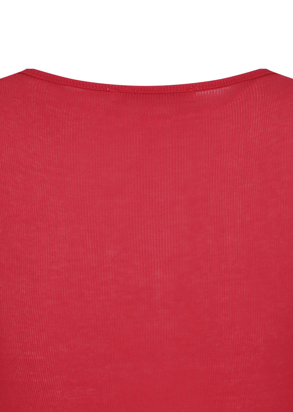round t-shirt, red