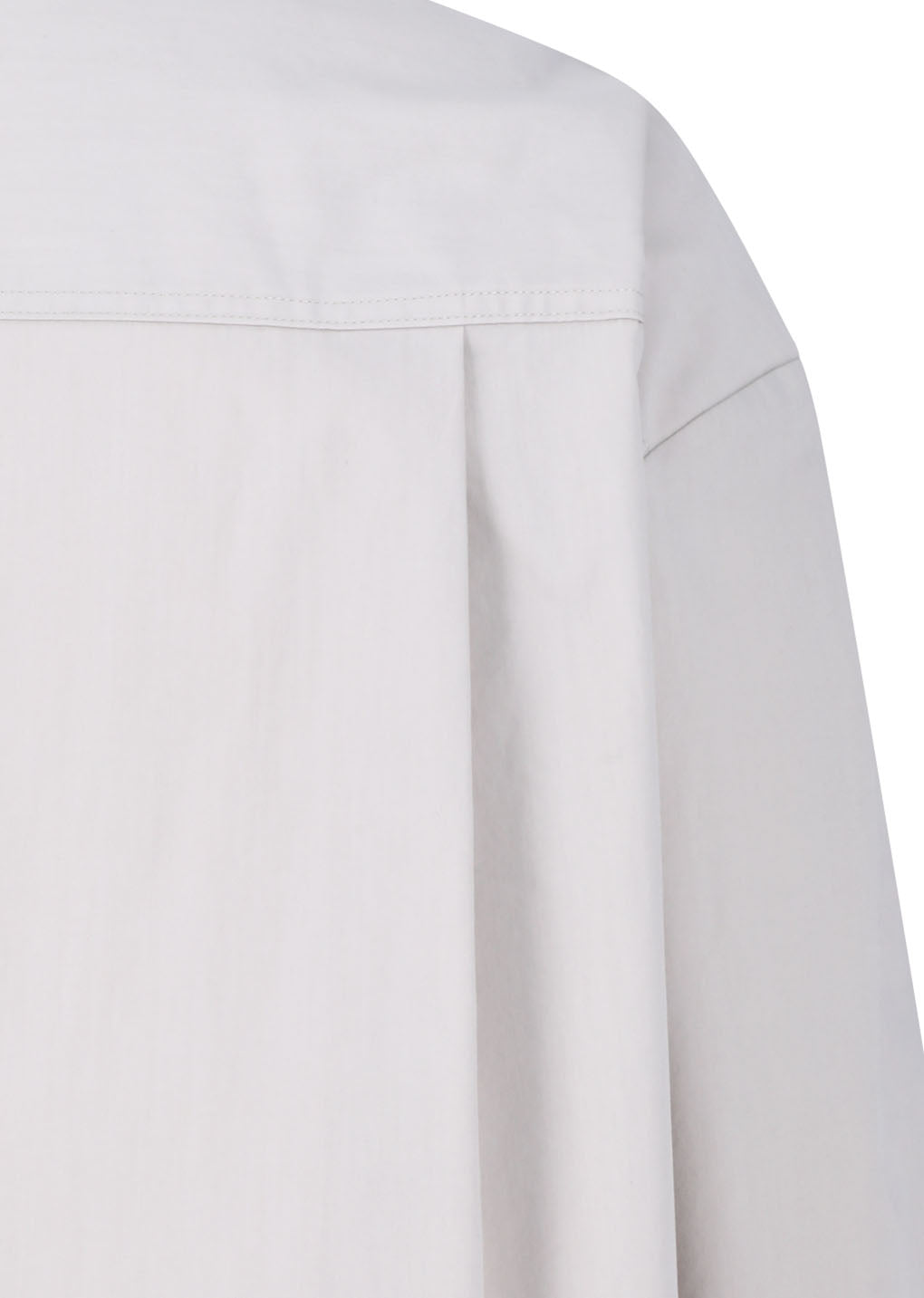 square pocket oversized shirt, beige