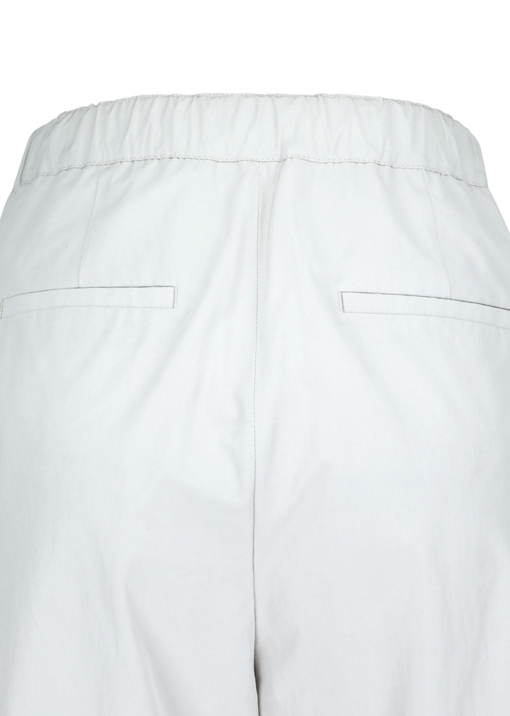 three tuck banding pants, grey