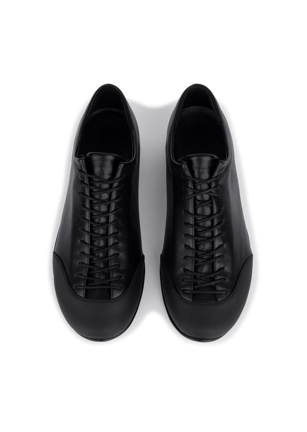 vibram lace-up sneakers, black