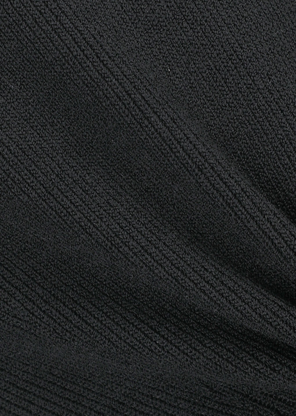 wholegarment knit capri pants, black