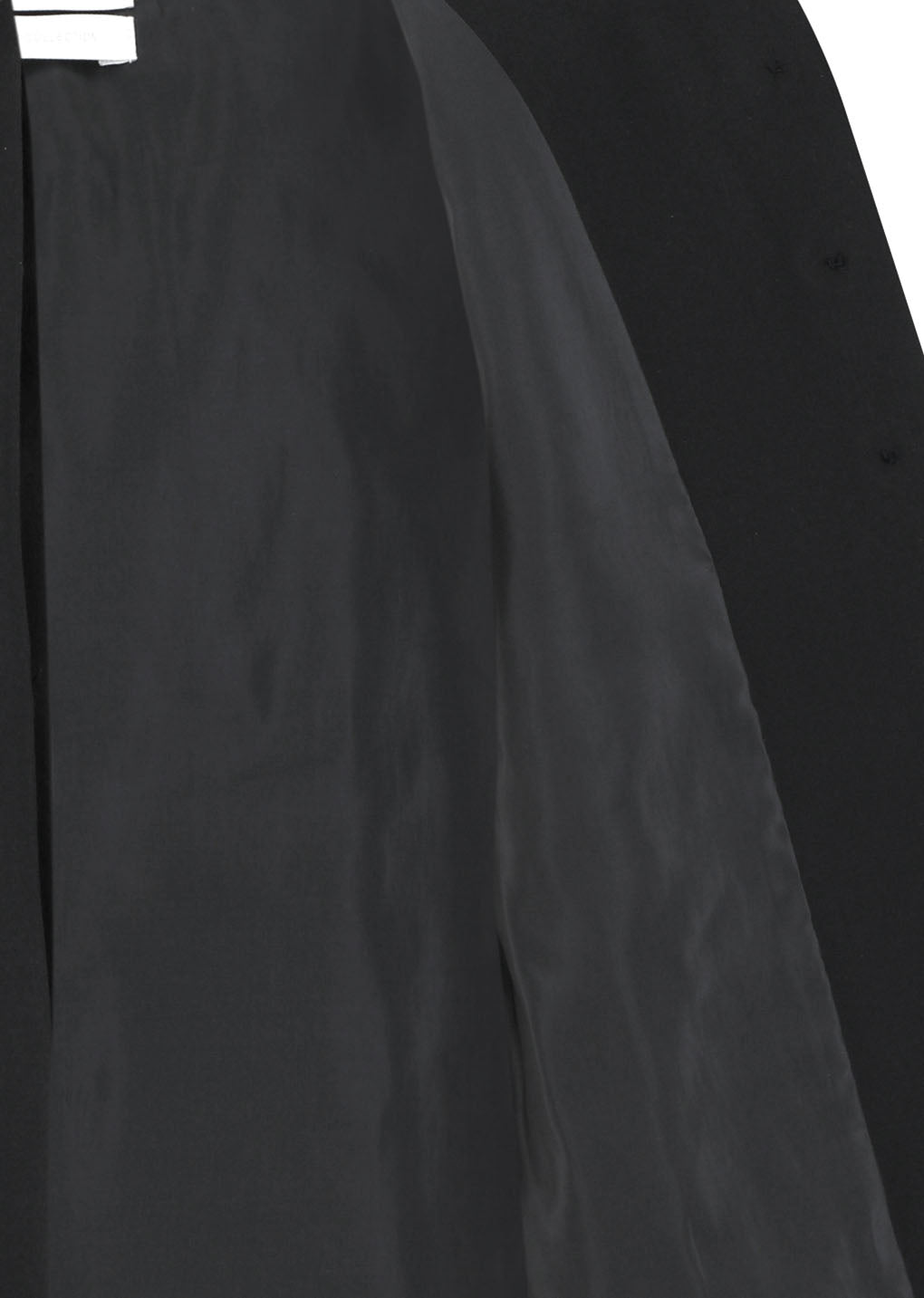 wool short jacket, black