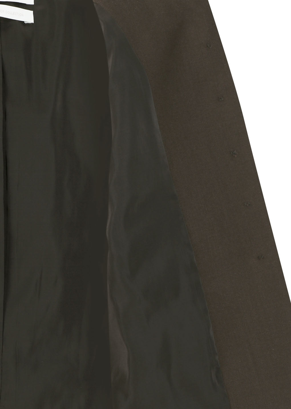 wool short jacket, khaki brown