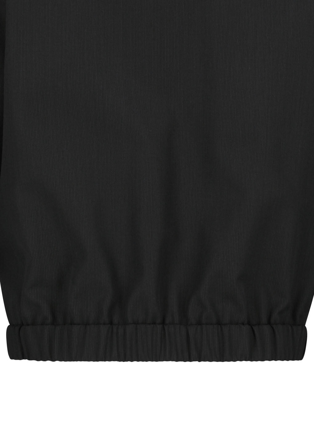wool stripe zip-up jumper, black