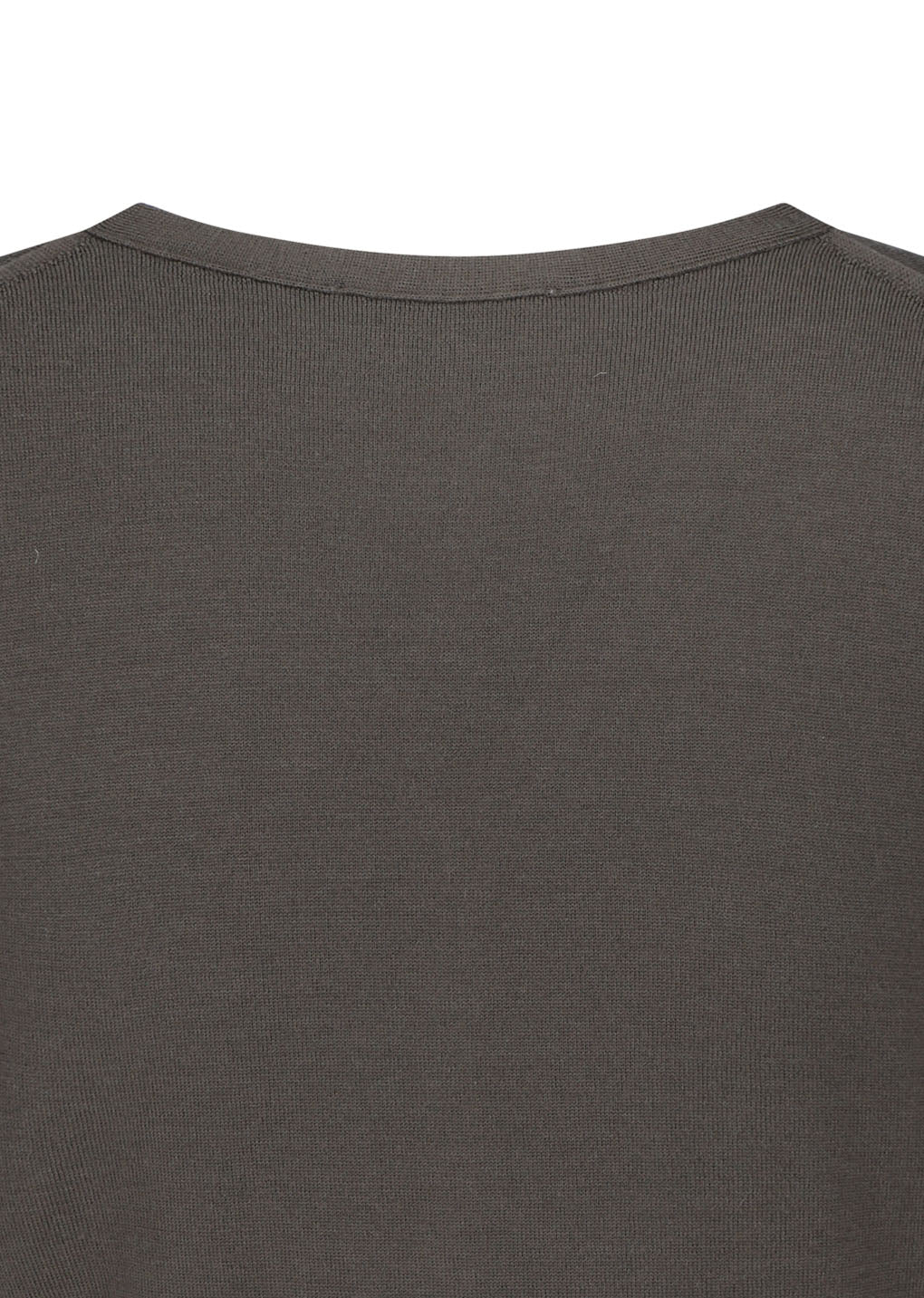 wool v-neck crop cardigan, brown