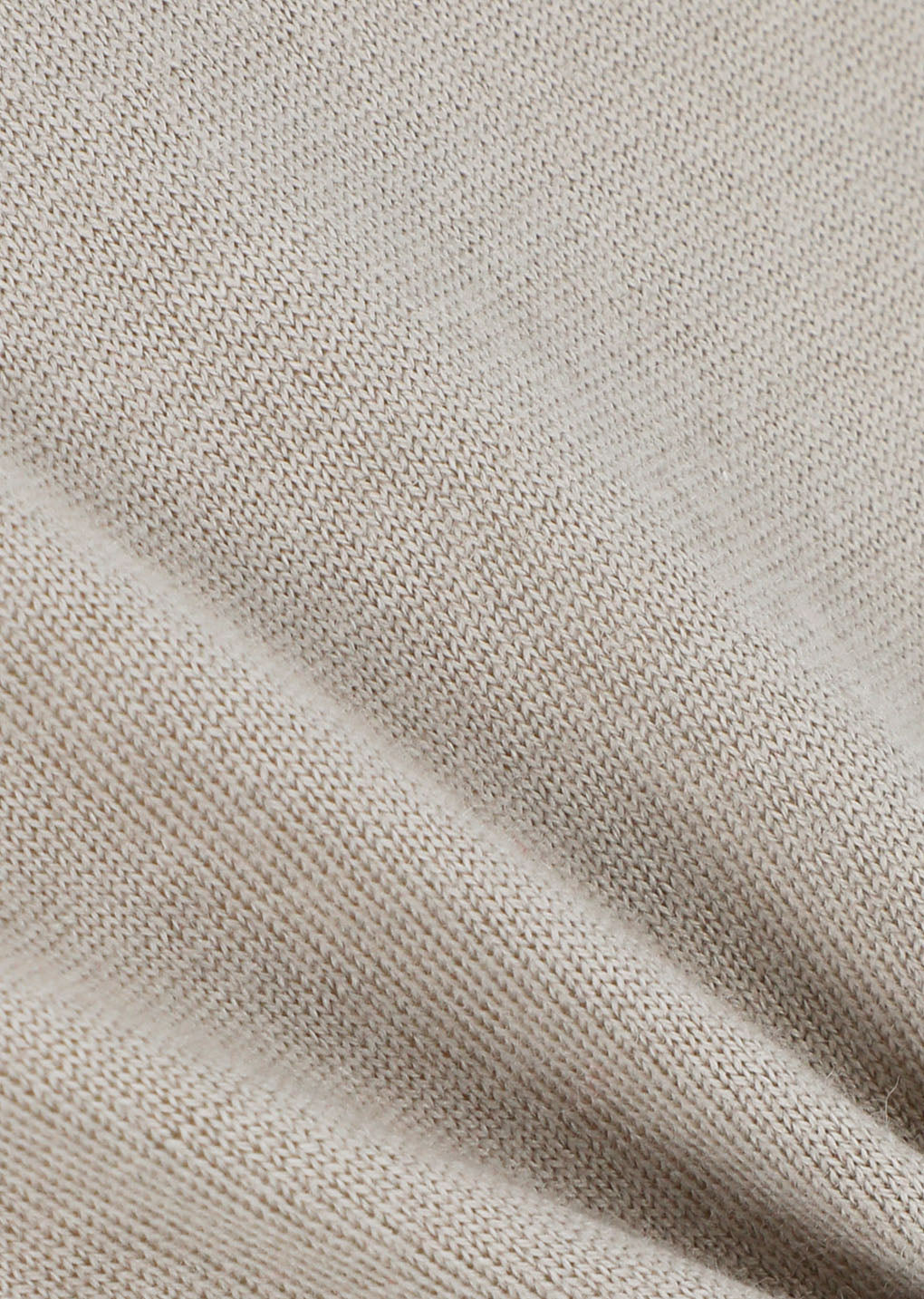 wool v-neck knit, light khaki