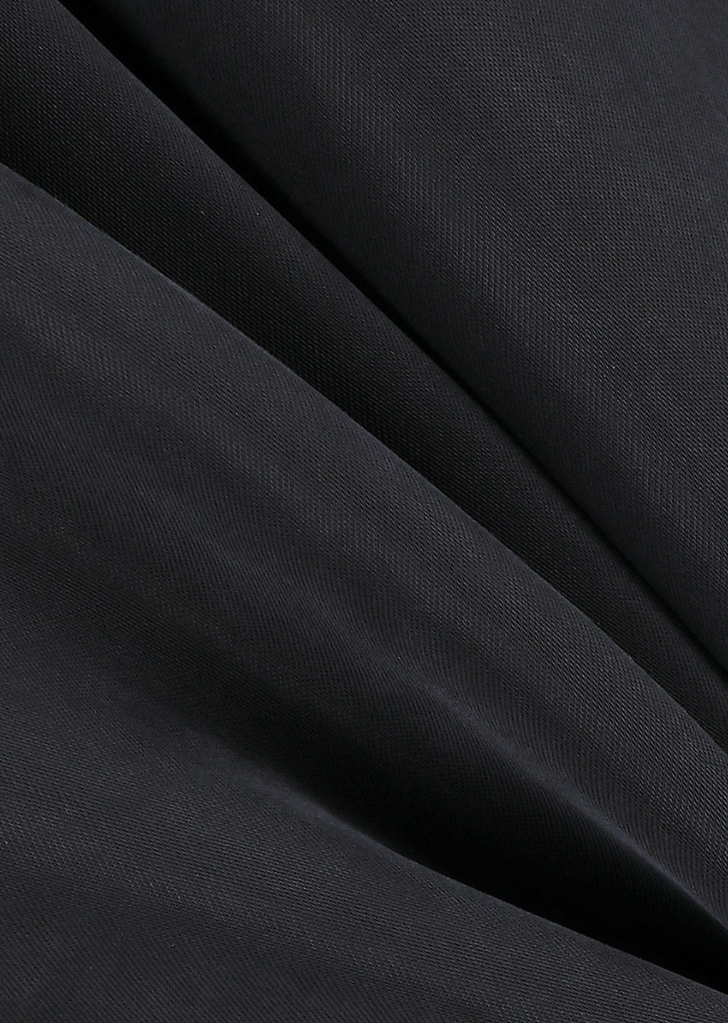 cupro hood zip up jumper, black