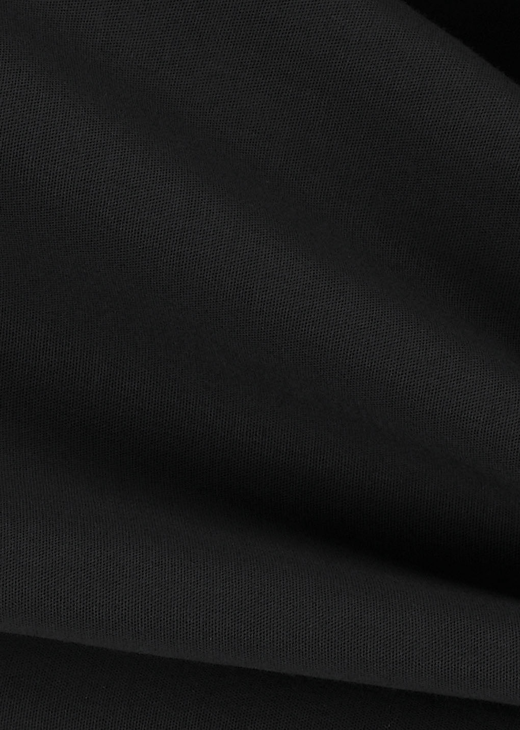 curved silhouette jacket, black