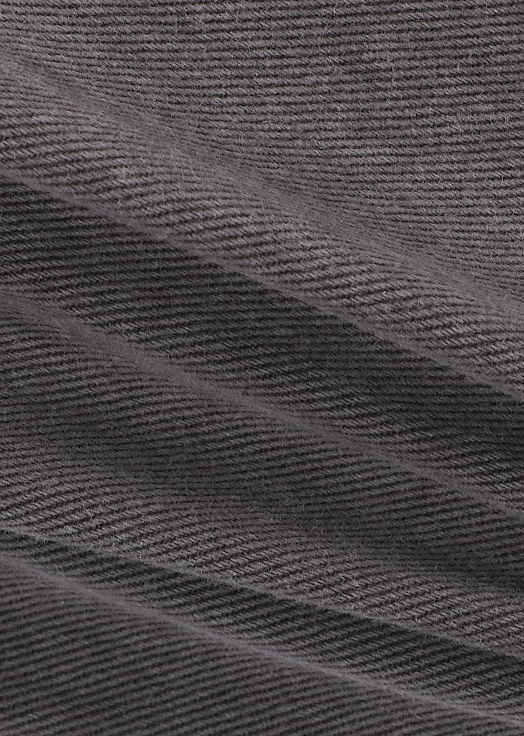 garments dyed curved seam denim, brown