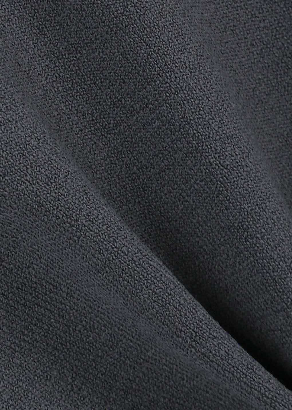 half zip-up knit hoodie, charcoal