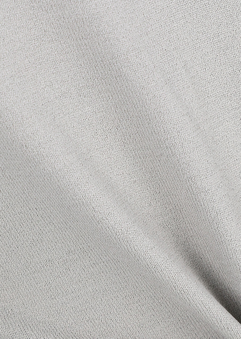 half zip-up knit hoodie, grey beige