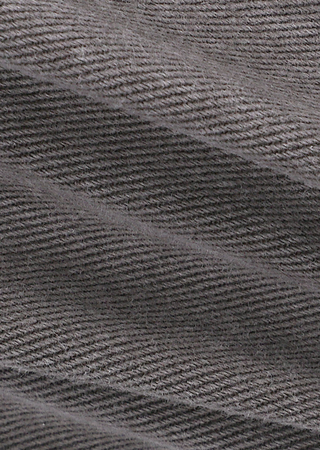 men's garments dyed curved seam denim, brown