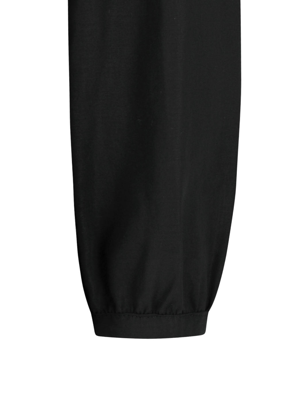 pintuck slim shirt, black