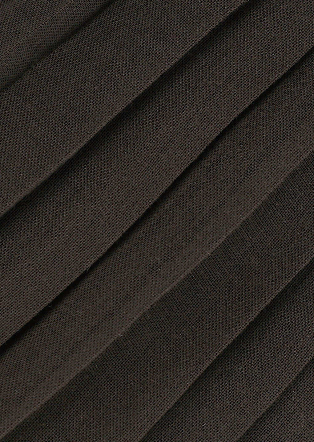 pleated midi skirt, brown