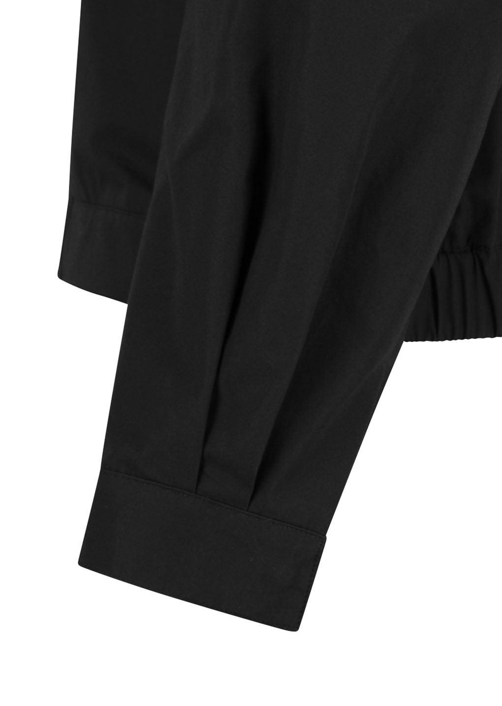 raglan cotton zip jumper, black