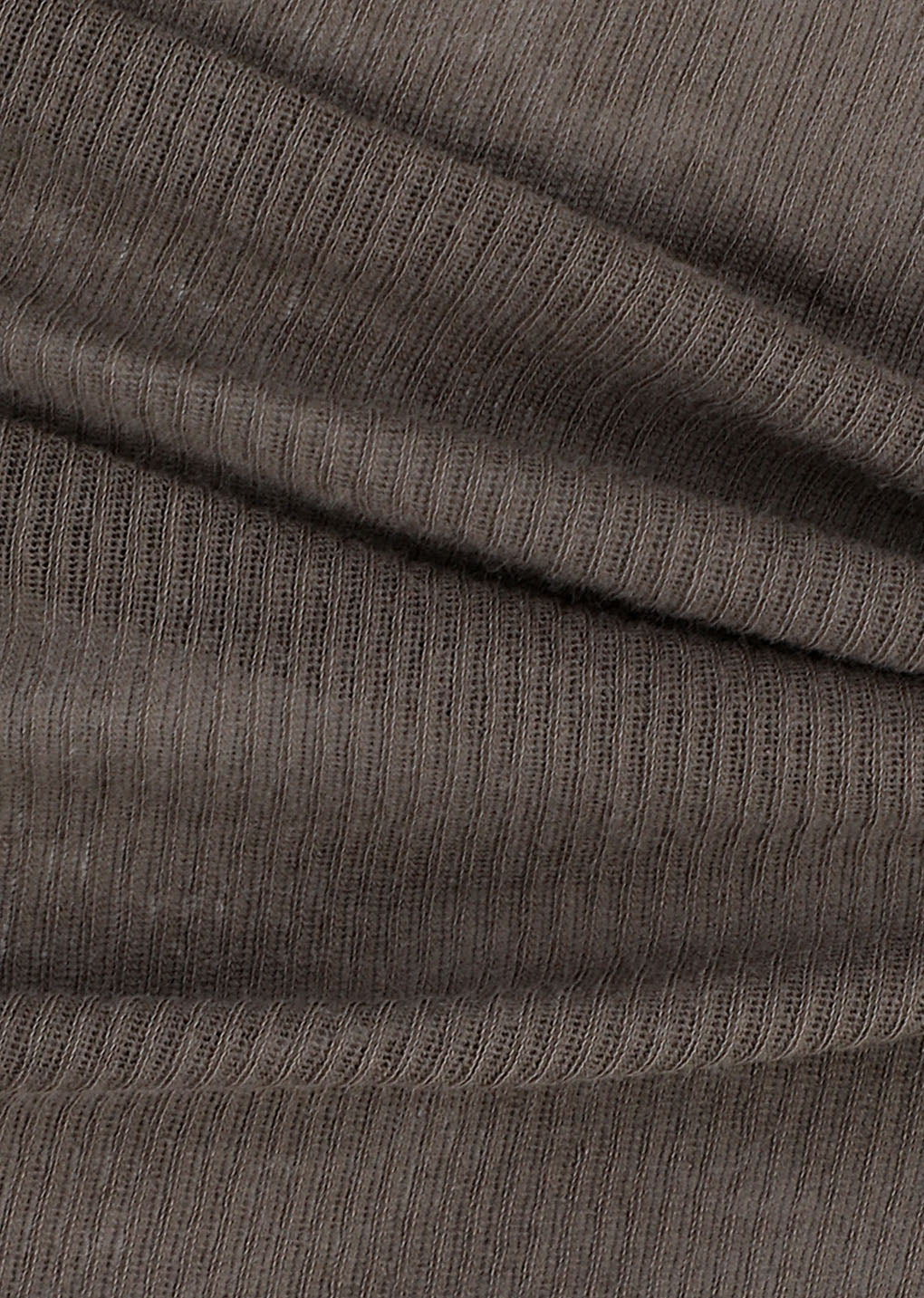 round short sleeve t-shirt, brown