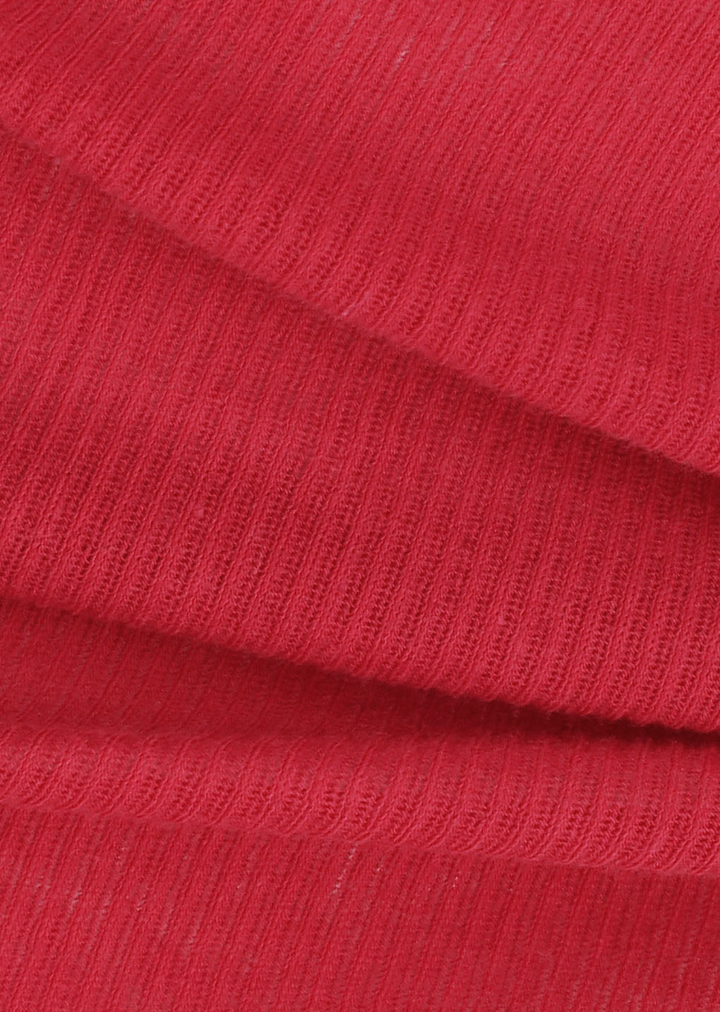 round short sleeve t-shirt, red