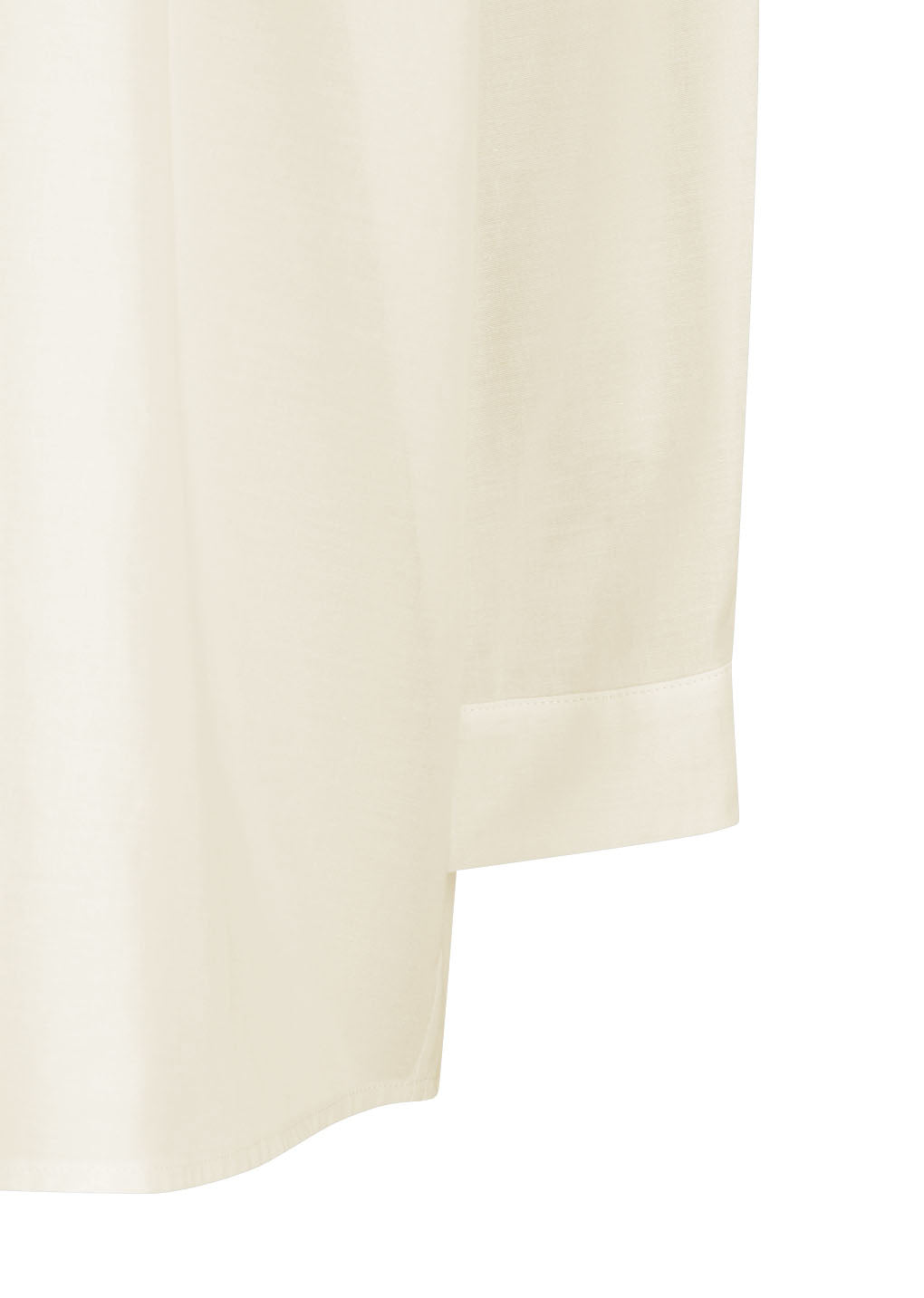 sheer cotton classic shirt, ivory
