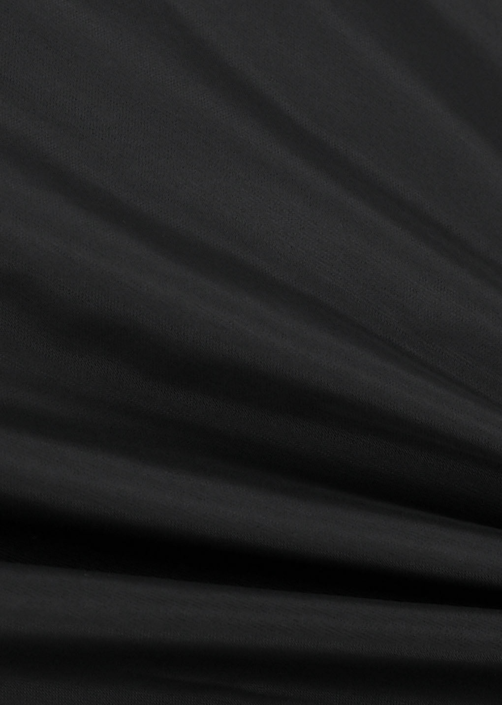 sheer hoodie anorak, black