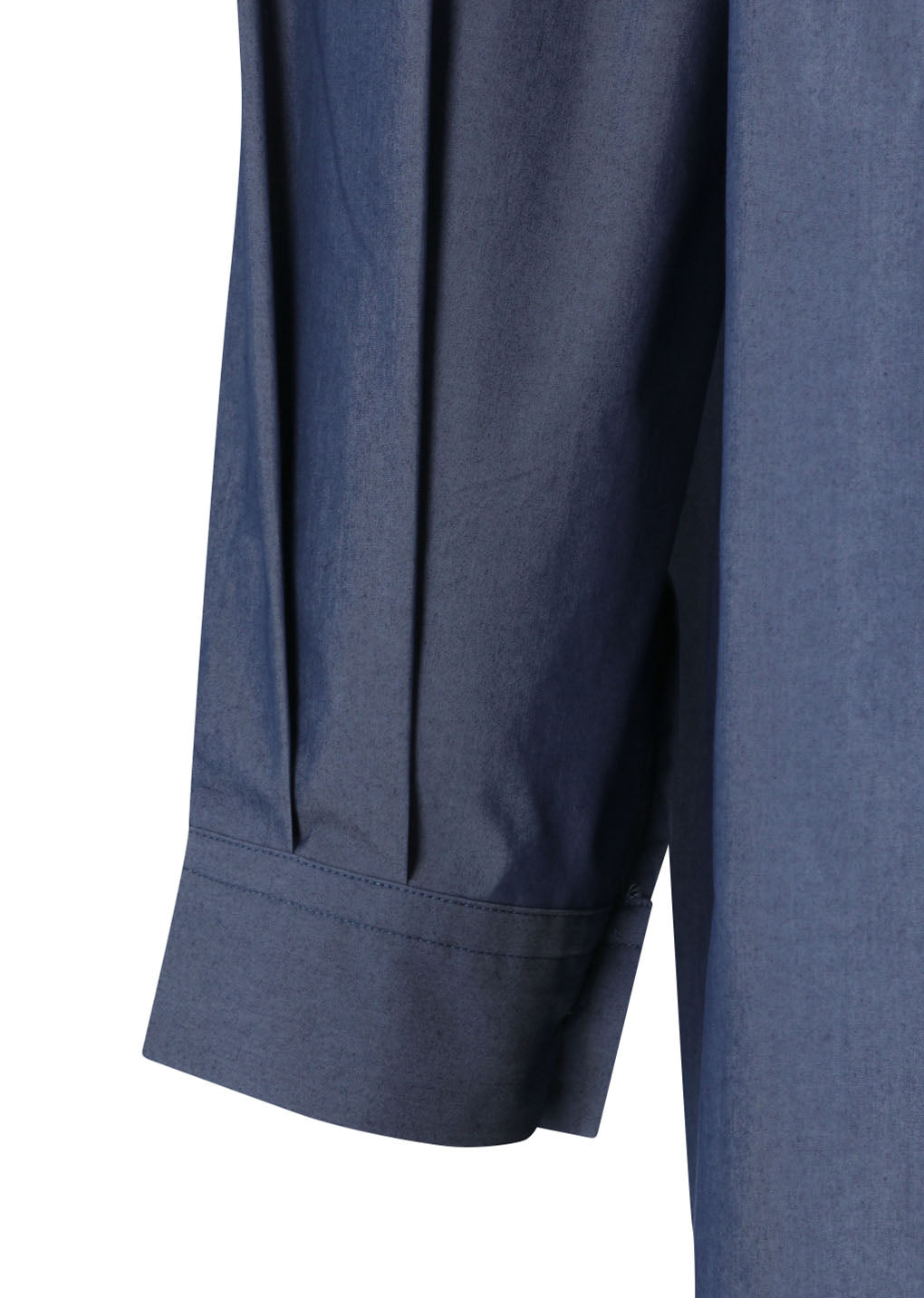 square pocket oversized shirt, indigo