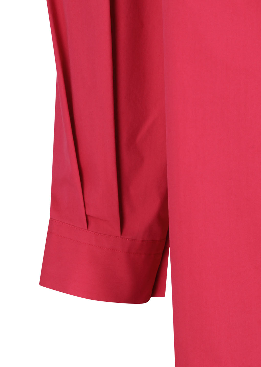 square pocket oversized shirt, red