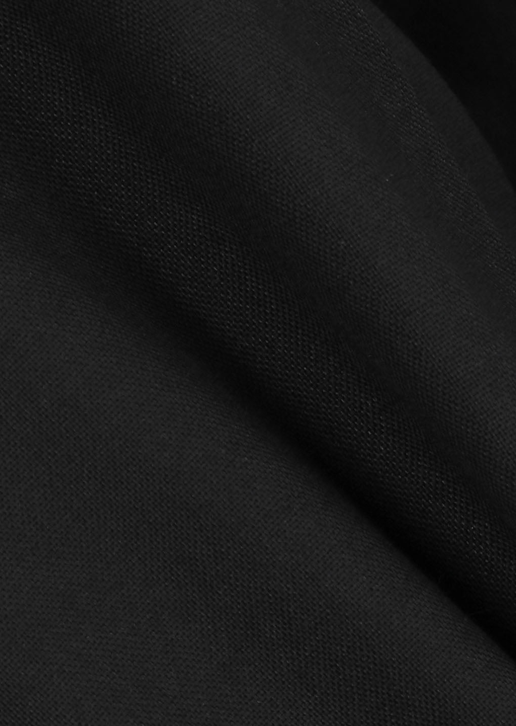 straight fit pants, black